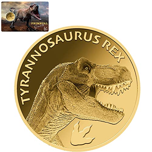 Power Coin Tyrannosaurus Rex 1/1000 Oz Gold Münze 3000 Francs Chad 2023 von Power Coin