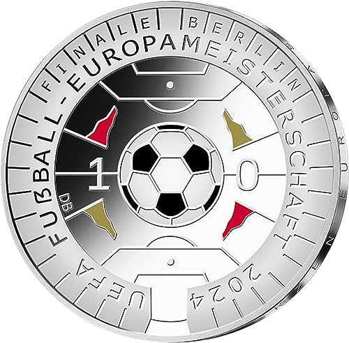 Power Coin UEFA Euro Football Prooflike Silber Münze 11€ Euro Germany 2024 von Power Coin