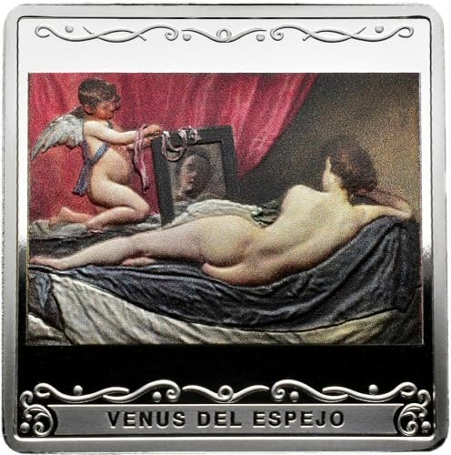 Power Coin Venus Del Espejo Diego Velazquez 425 Jubiläum 1 Oz Silber Münze 10€ Euro Spain 2024 von Power Coin