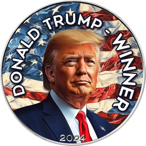 Power Coin Winner Donald Trump 1 Oz Silber Münze 1$ Usa 2024 von Power Coin