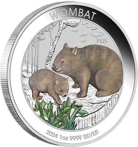 Power Coin Wombat 1 Oz Silber Münze 1$ Australia 2024 von Power Coin