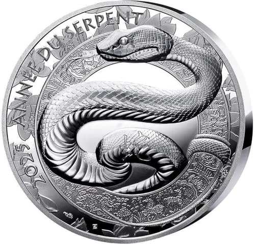 Power Coin Year of The Snake 1 Oz Silber Münze 20€ Euro France 2025 von Power Coin