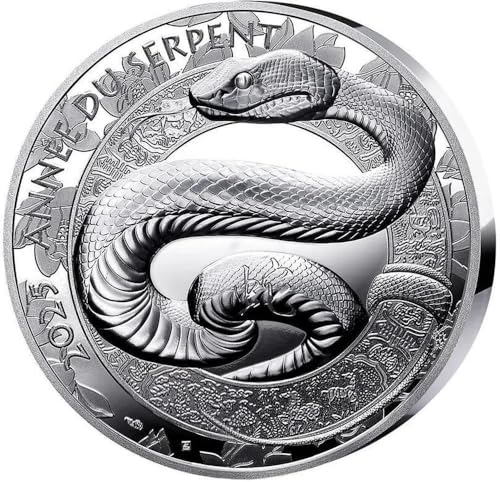 Power Coin Year of The Snake Silber Münze 10€ Euro France 2025 von Power Coin