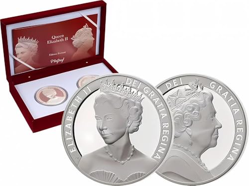 Queen Portrait Set 2x5 Oz Silber Münze 10$ Niue 2022 von Power Coin