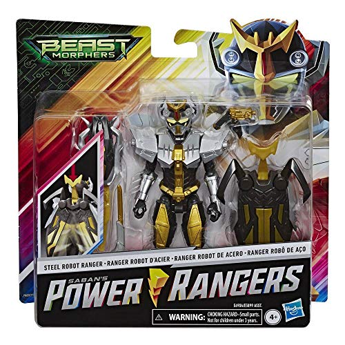 Power Rangers Beast Morphers Beast-X Yellow Ranger Actionfigur 15,2 cm (6 Zoll), inspiriert von der TV-Show von Power Rangers