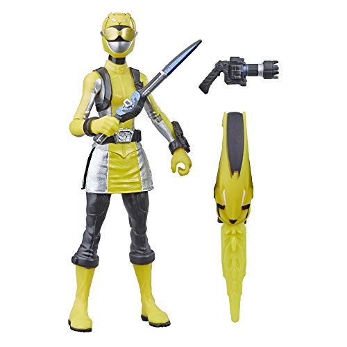 Power Rangers Beast Morphers Yellow Ranger, 15 cm große Actionfigur zur TV-Serie, für Kinder ab 4 Jahren von Power Rangers