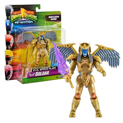 Power Rangers - Die Bösewichte, Figur mit Gelenk, 12 cm, Modell Goldar, für Kinder ab 4 Jahren, PWG061 Power Rangers - Die Bösewichte, Figur mit Gelenk, 12 cm, Modell Goldar, für Kinder ab 4 Jahren, PWG061 von Power Rangers