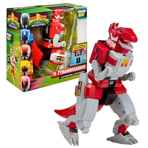 Power Rangers - Kollektion Megazord, Zords, kombinierbar, Figur, 20 cm, Modell Tyrannosaurus Rex Dinozord, für Kinder ab 4 Jahren, PWG001 Power Rangers - Kollektion Megazord, Zords, kombinierbar, Figur, 20 cm, Modell Tyrannosaurus Rex Dinozord, für Kinder ab 4 Jahren, PWG001 von Power Rangers