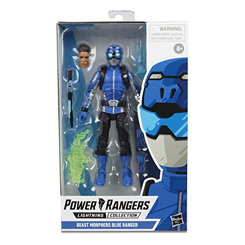 Power Rangers Lightning Collection 6" Beast Morphers Blue Ranger Collectible Action Figure Toy with Accessories von Power Rangers