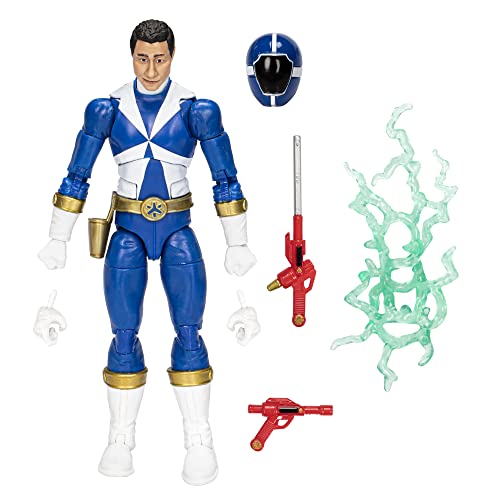 Power Rangers Lightning Collection Lightspeed Rescue Blue Ranger 15,2 cm Premium Sammel-Actionfigur Spielzeug mit Zubehör, Kinder ab 4 Jahren von Power Rangers