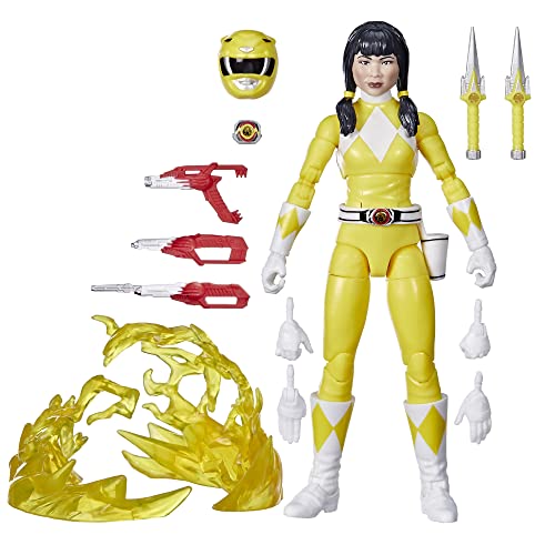 Power Rangers Lightning Collection Remastered Action-Figur Mighty Morphin Ranger, Gelb, 15 cm von Power Rangers