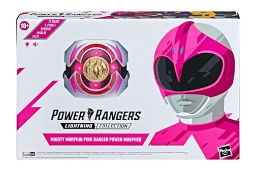 Power Rangers Mighty Morphin Lightning Collection Premium Power Morpher (Pink) von Power Rangers