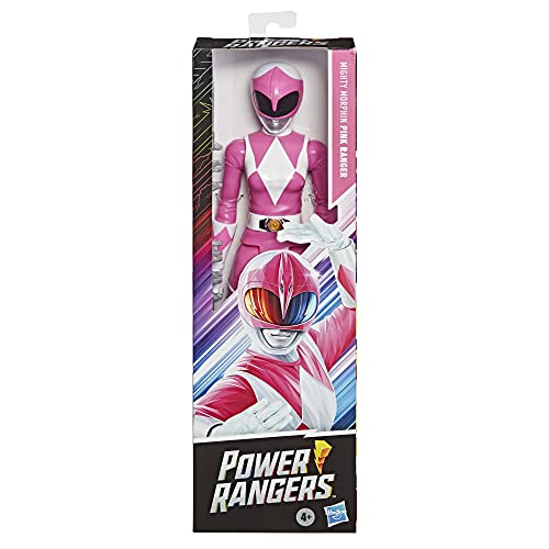 Power Rangers Mighty Morphin Pink Ranger 30cm Actionfigur Spielzeug inspiriert vom klassischen TV Programm mit Power Bow Zubehör von Power Rangers