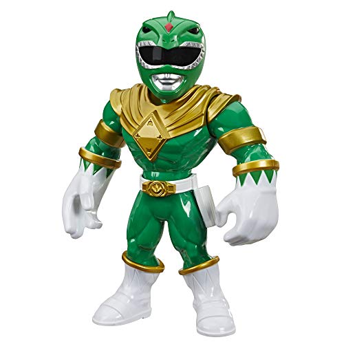 Power Rangers Playskool E6730ES0 Heroes Mega Mighties Grüner Ranger 25 cm große Figur, Mighty Morphin, Spielzeug für Kinder ab 3 Jahren von Power Rangers