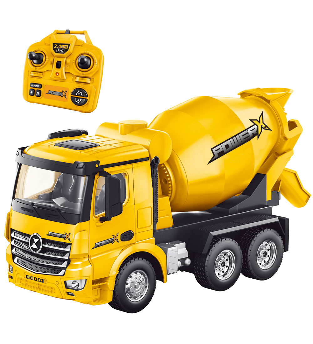 Power X Fernbedienung Zementmischer m. Licht/Ton - Gelb - Power X - One Size - Autos Power X Fernbedienung Zementmischer m. Licht/Ton - Gelb - Power X - One Size - Autos von Power X
