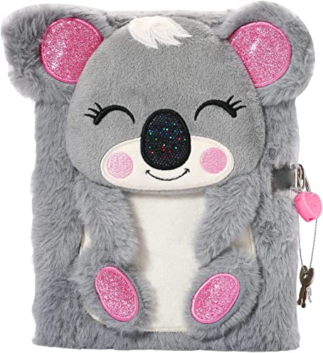 powerking Diary for girls, Koala Journal Notebook and School Notebook withmit 160 linierten Seiten zum Schreiben und Zeichnen, for Kids and Children,Christmas Birthday von powerking