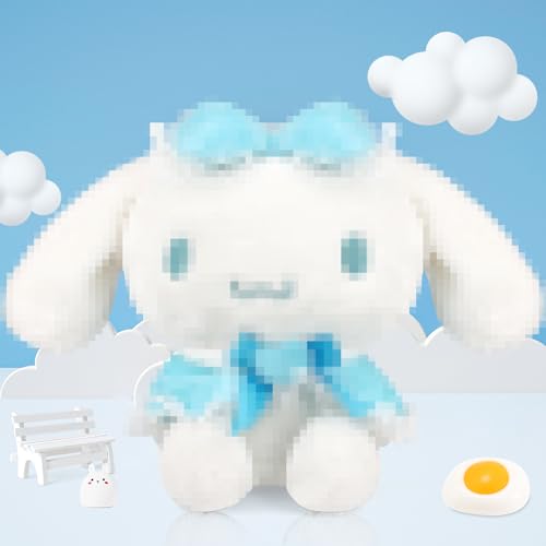 Cinnamoroll Plush, Cinnamoroll Plüsch Kuscheltier, 20cm Cinnamoroll Plüschtiere für Kinder, Kawaii Plüschtier Merch, Anime Puppe Cute Plushies Spielzeug für Mädchen von Powmag