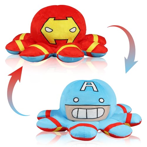 Spidermen Octopus Kuscheltier, Oktopus Plüsch Wenden, Krake Plüschtiere, Spider Qualle Plush, Octopus Kuscheltiere Spielzeug Geschenke für Kinder von Powmag