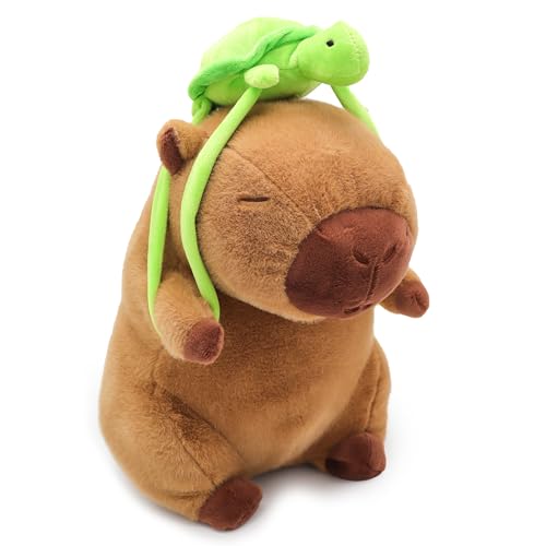 Poywuo Capybara Plüschtier Kuscheltier 45cm, Plush Capibara Wasserschwein Kinder für Karneval Geburtstag Geschenk von Poywuo