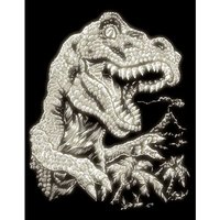 PRACHT Kratzbild Tyrannosaurus Rex Glow in the Dark von Pracht Creatives Hobby