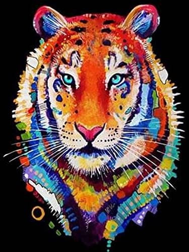 Pracht Creatives Hobby Diamond Painting Set, Bild mit Motiv Tiger und Zubehör, Größe ca. 35 x 25 cm, Bastelset zum Malen mit Glitzersteinchen für Kinder ab 5 Jahren Pracht Creatives Hobby Diamond Painting Set, Bild mit Motiv Tiger und Zubehör, Größe ca. 35 x 25 cm, Bastelset zum Malen mit Glitzersteinchen für Kinder ab 5 Jahren von Pracht Creatives Hobby