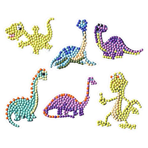 Pracht Creatives Hobby Diamond Painting Stickerset, Motiv Dinosaurier, Bastelset zum Gestalten von Aufklebern mit Glitzersteinchen, für Kinder ab 5 Jahren Pracht Creatives Hobby Diamond Painting Stickerset, Motiv Dinosaurier, Bastelset zum Gestalten von Aufklebern mit Glitzersteinchen, für Kinder ab 5 Jahren von Pracht Creatives Hobby