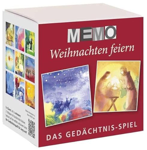 Memo-Spiel - Weihnachten feiern: MEMO-Spiel mit Bildern von Friederike Rave von Präsenz Medien & Verlag