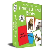 My First Flash Cards: Animals and Birds von Prakash Books