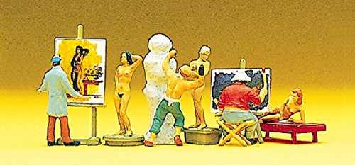 Preiser H0 10106 Figuren-Set Maler Bildhauer Modelle 1:87 von Preiser