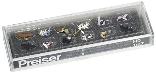 Preiser 1/87 th – pr10169 – Modelleisenbahnen – Tauben Raben etc. von Preiser