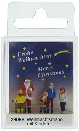 Preiser 1/87 PR29098 Modellbau-Figuren Weihnachtsmann mit Kindern von Preiser