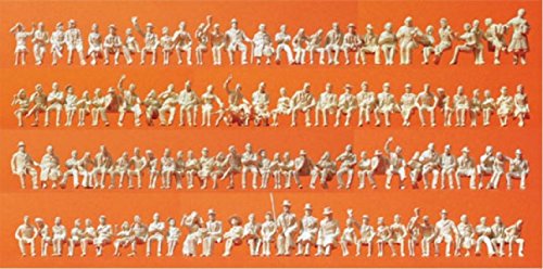 Preiser 1/87 th – pr16328 – Modelleisenbahnen – Figuren sitzend von Preiser