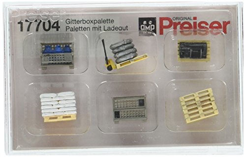 Preiser 1/87 th – pr17704 – Modelleisenbahnen – Paletten und Gabelstapler von Preiser