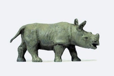 Preiser 1/87 th – pr29523 – Modelleisenbahnen – Jung Südafrikanisches Nashorn von Preiser