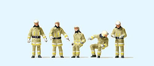Preiser 10773 Feuerwehrmänner in moderner Einsatzkleidung von Preiser