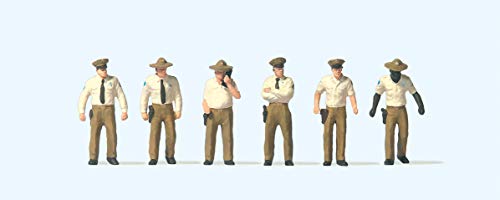 Preiser 10796 US Sheriff Deputies (6) Exclusive Figure Set von Preiser