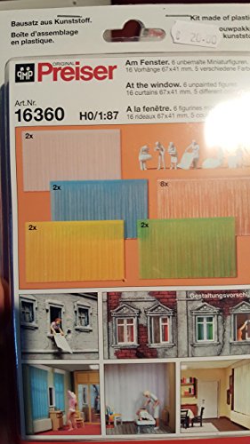 Preiser 16360 Am Fenster 1:87 unbemalt von Preiser