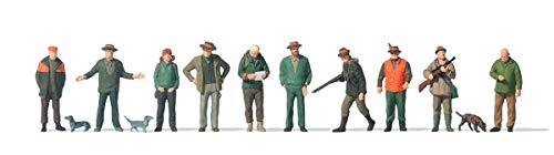 Preiser H0 10803 Figuren-Set Jäger und Jagdhelfer 1:87 von Preiser