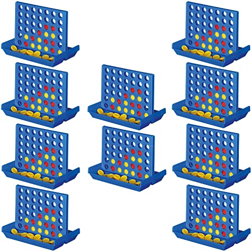 Preiswert&Gut 10x Vier Farben gewinnt Mitgebsel Geburtstag Reisespiel Vier in Einer Reihe 14cm von Preiswert&Gut
