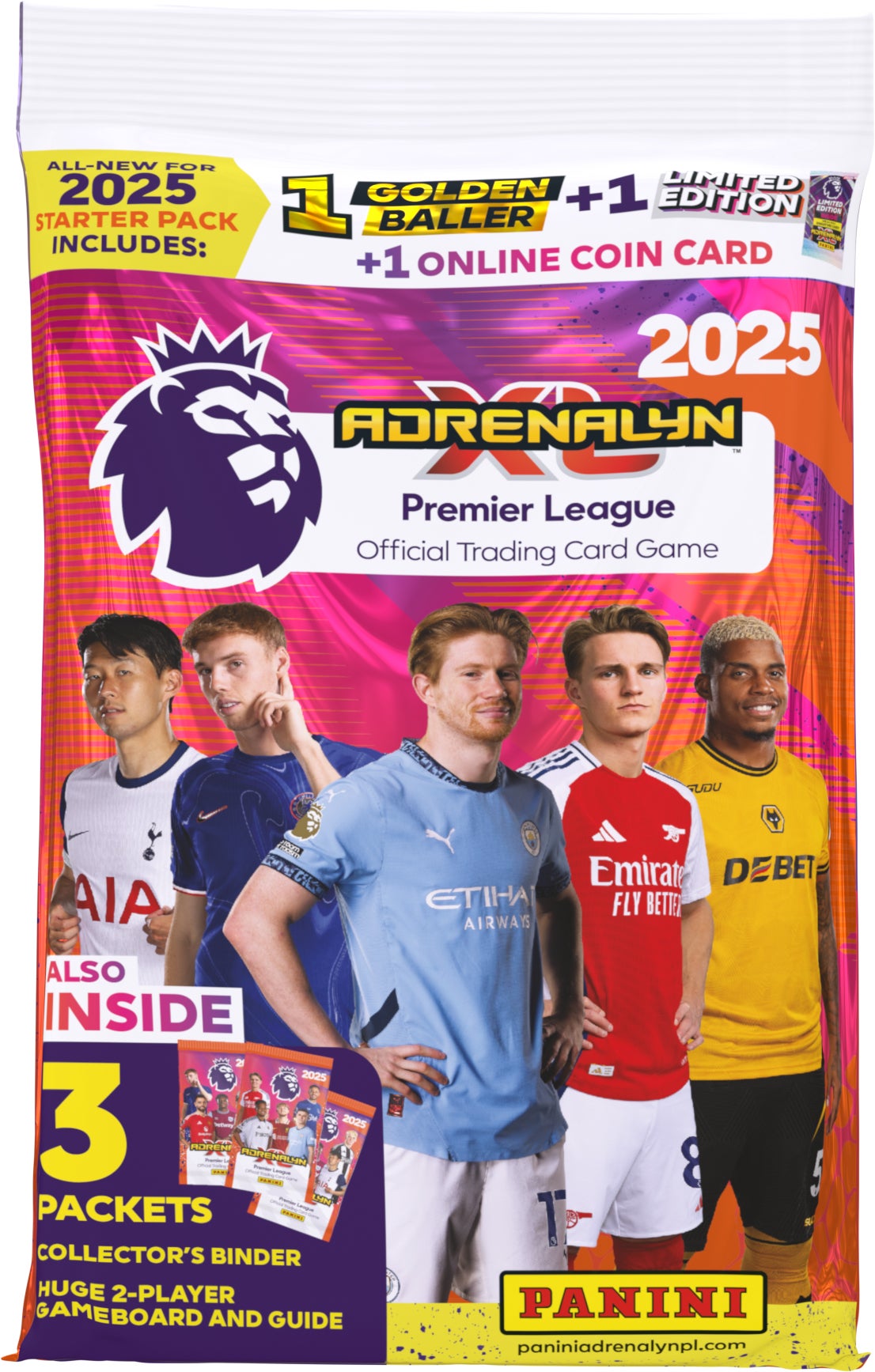 Premier League Adrenalyn XL 2025 Sammelkarten Starterset von Premier League