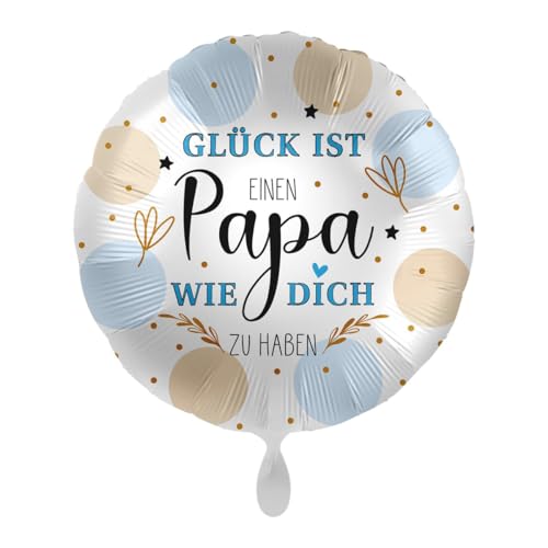 Folienballon Vatertag, Glück ist einen Papa wie Dich zu haben ca. 43 cm von Premioloon