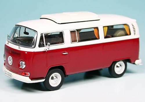 Premium ClassiXXs Volkswagen T2a Campingwagen mit Hochdach, 1:43, chiantirot/weiß, Limitierte Auflage von Premium ClassiXXs