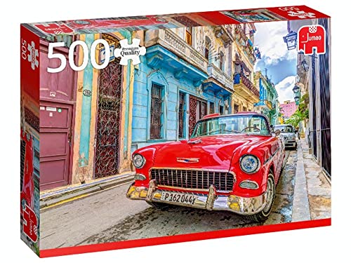 Jumbo Puzzles 18803 Premium Collection – Havanna, Cuba Puzzle mit 500 Teilen, Multi von Jumbo