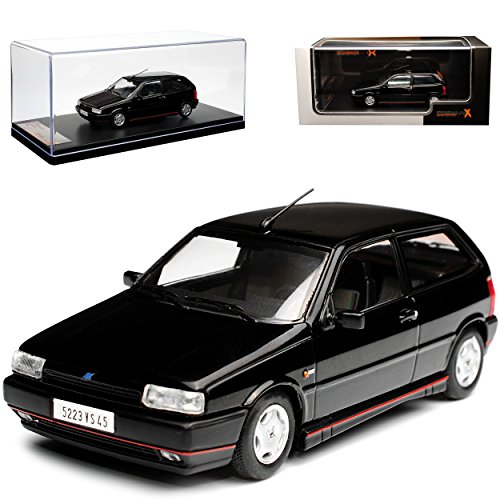 FIAT Tipo Typ 160 3 Türer Schwarz 1. Generation 1988-1995 1/43 PremiumX Modell Auto von Premium X