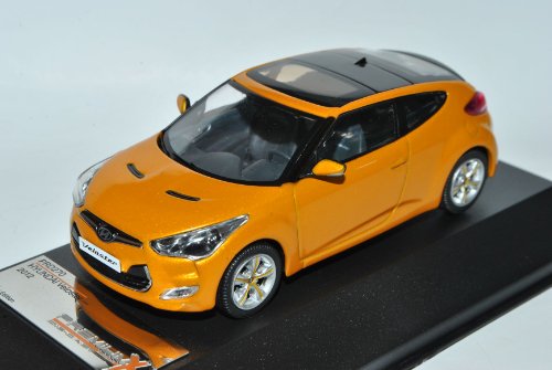 Hyundai Veloster Coupe Orange Ab 2011 1/43 PremiumX Modell Auto mit individiuellem Wunschkennzeichen von Premium X