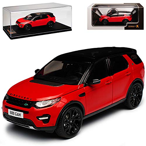 Land R*o*v*e*r Discovery Sport Rot mit Schwarzem Dach Ab 2015 1/43 PremiumX Modell Auto mit individiuellem Wunschkennzeichen von Premium X