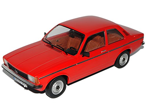 Opel Kadett C2 Limousine Rot 1973-1979 Triple 9 1/18 PremiumX Modell Auto mit individiuellem Wunschkennzeichen von Premium X