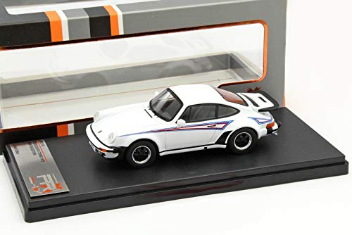 PremiumX IXO – Premium – X – prd109 – Porsche 911 Turbo Martini Edition – 1975 – Maßstab 1/43 – Weiß/Blau/Rot von Premium X