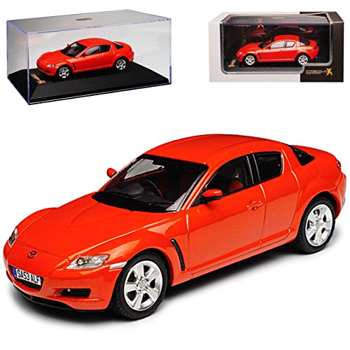 PremiumX Mazda RX8 Orange 5 Türer 2003-2012 1/43 Modell Auto von Premium X