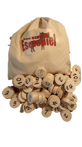 Prescher Eselspiel ~ Das Stuhrer Eselspiel mit 81 Spielsteine ~ 4 Stapel ~ 2-6 Spieler von Prescher